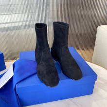 Stuart Weitzman accordion Bootie 45mm Heel Black 