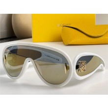 loewe Wave mask sunglasses ivory 2023