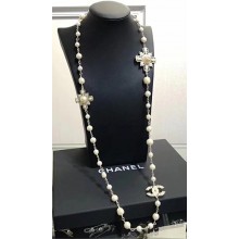Chanel Pearl Sweater Long Necklace 38 2018