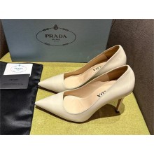 Prada Patent leather pumps 1I166N creamy 2023