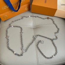 LV Chain Pearl Belt M8655Z SILVER 2025