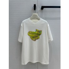 Loewe white Relaxed fit T-shirt in technical cotton 2025