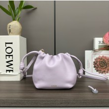 loewe Mini flamenco purse in mellow nappa lambskin 262333 purple 2024
