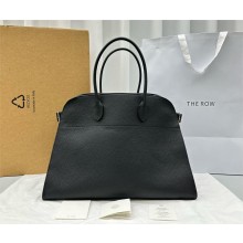 THE ROW MARGAUX 17 BAG IN GRAINED LEATHER black 2024