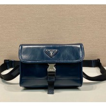 Prada Leather smartphone case 2ZH108 Denim 2024