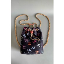 CHANEL CC PRINTED BACKPACK AS4810 2024