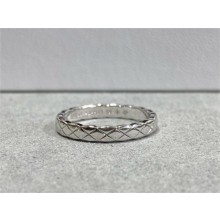 CHANEL Quilted motif, mini version Coco Crush ring silver 2023