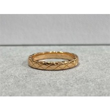 CHANEL Quilted motif, mini version Coco Crush ring PINK GOLD 2023