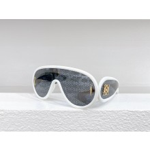 loewe anagram Wave mask sunglasses white 2023