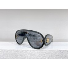 loewe anagram Wave mask sunglasses black 2023