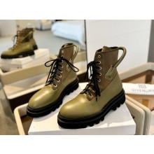 GIVENCHY women's/men's calfskin ankle boots in Dark green 2024 