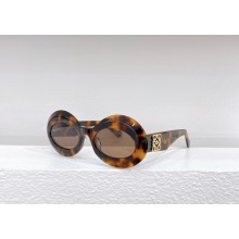 LOEWE Oversized oval sunglasses in acetate Kakhi/Havana 2023