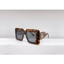 LOEWE Oversized square sunglasses in acetate Kakhi/Havana 2023