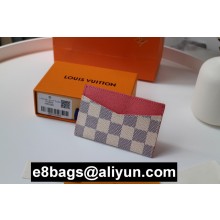 LOUIS VUITTON CARD HOLDER DAILY N60359 ROSE PAPAYE