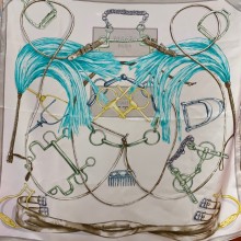 hermes 90x90cm square scarf  41 2021