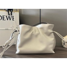 loewe Mini Flamenco clutch in nappa calfskin off white 2023