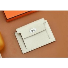 Hermes kelly pocket compact wallet in epsom leather carie(Full Handmade)