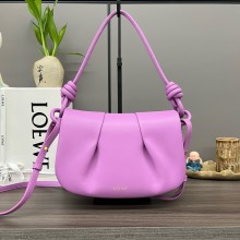 LOEWE Paseo satchel in shiny nappa calfskin pink 2024