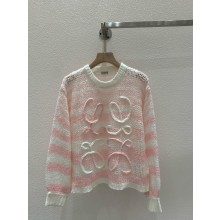 Loewe Anagram mohair sweater pink 2024