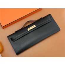 Hermes Kelly Cut Bag in Swift leather noir(Full Handmade)