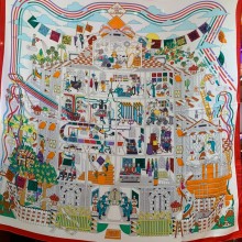 Hermes Cashmere Silk Scarf 140x140cm 39 2022