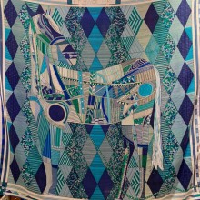 Hermes Cashmere Silk Scarf 140x140cm 43 2022