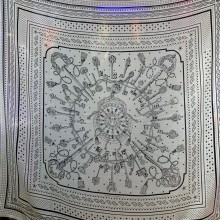 Hermes Cashmere Silk Scarf 140x140cm 44 2022