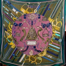 Hermes Cashmere Silk Scarf 140x140cm 01 2022