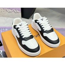 Louis Vuitton women/men 1AD5IL LV Stadium Sneaker White / Black Monogram-debossed calf leather 2025