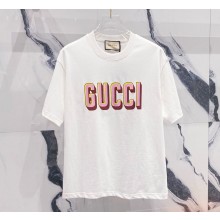 Gucci cotton jersey T-shirt  white 2025