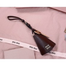 Miu Miu Leather trick 5TL514 Briarwood 2024