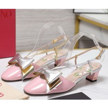 Valentino Garavani Bowow slingback pump IN patent leather 50MM pink 2025