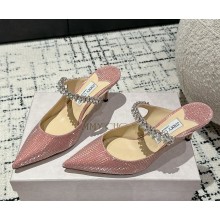 Jimmy Choo Bling glittery mules pink 2025