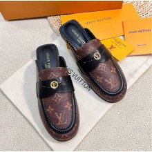 Louis Vuitton Soho Open Back mules in calfskin brown 2024