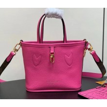 Louis vuitton  New Reversible Neverfull Neverfull Bandoulière Inside Out BB Rose pondichery/monogram M12106 2024