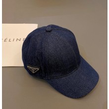 prada denim baseball cap 2023