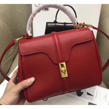 Celine Calfskin Small 16 Bag red 188003/188004 2019