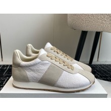 The Row  Women's Mica Sneakers beige in cashmere and nylon 2024