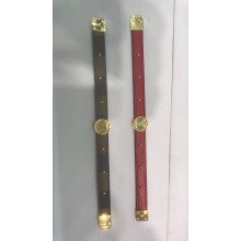 louis vuitton circle reversible bracelet red/Damier Ebene