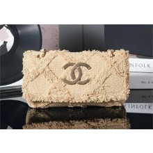 CHANEL VINTAGE RAFFIA CLUTCH BEIGE 2024
