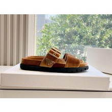 Prada Velvet slides 1XX715 oak 2024