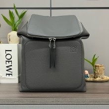 LOEWE GOYA backpack in grained calfskin gray 2024