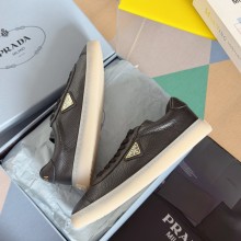 Prada Lane leather sneakers black 2024