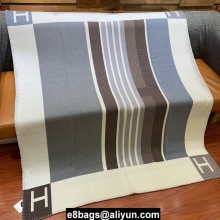 Hermes Avalon H Throw cashmere Blanket 07