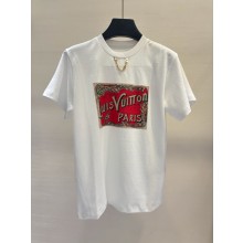 LOUIS VUITTON Travel Stamp T-Shirt 1AFN04 2024
