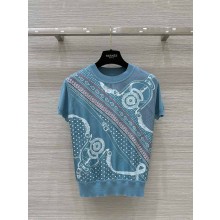 Hermes CHAIN  PRINTED short sleeved sweater 03 2025