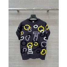 Hermes CHAIN  PRINTED short sleeved sweater 04 2025
