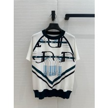 Hermes CHAIN  PRINTED short sleeved sweater 01 2025