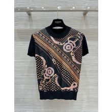 Hermes CHAIN  PRINTED short sleeved sweater 05 2025