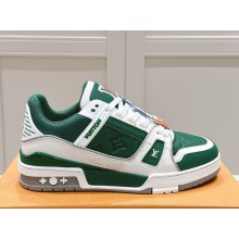 Louis Vuitton women/men LV Trainer Borneo Green 1ADHRC 1104-2024